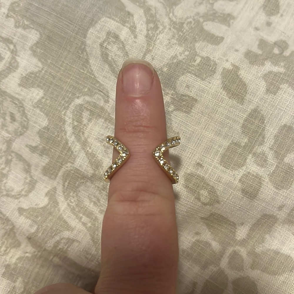 INC Diamond Claw Ring